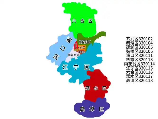 【新版】南京区划以及区划代码大变迁