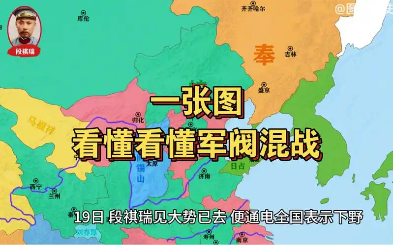 一张图看懂军阀混战 上集