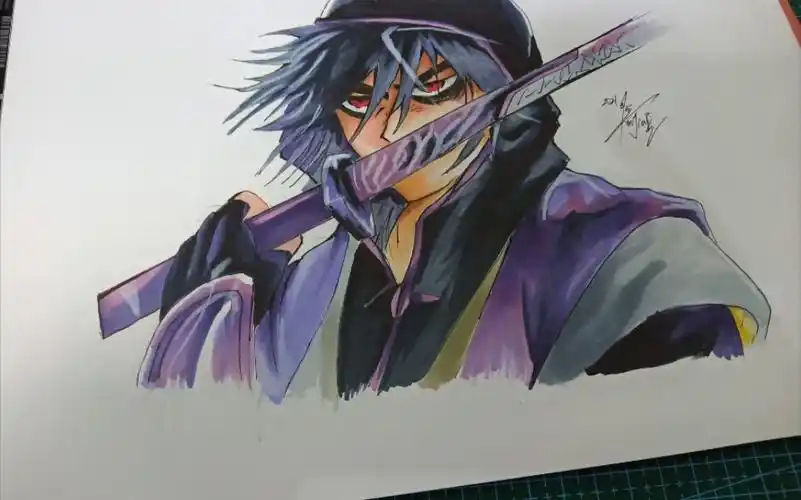 刺客伍六七绘画 大号柒