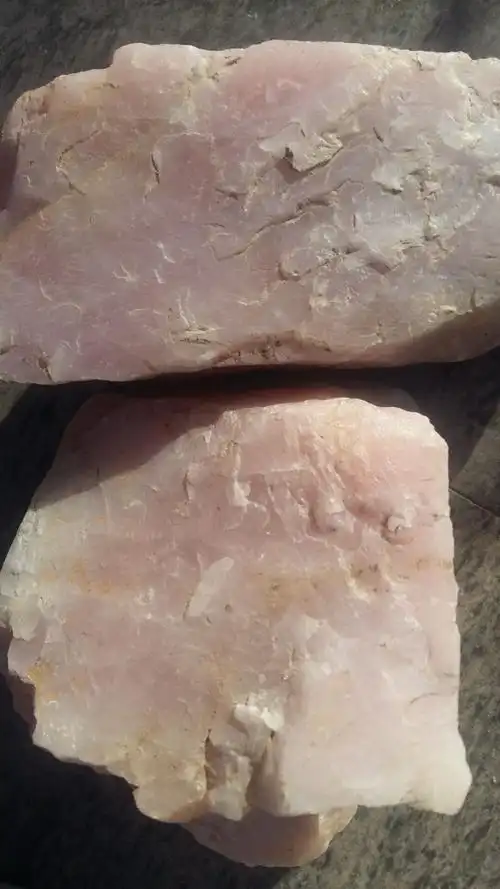 厂家直销天然芙蓉石原石 矿石 粉色芙蓉石 水晶芙蓉石