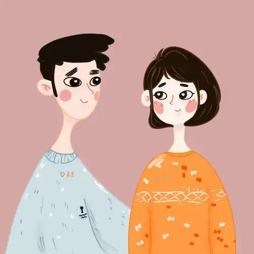 情侣头像|插画|艺术插画|z91170712 - 原创作品 - 站酷 (zcool)