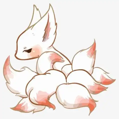 九尾狐漫画简笔画