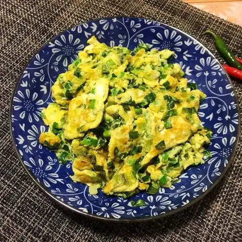 韭菜摊鸡蛋,鲜美的春天的味道