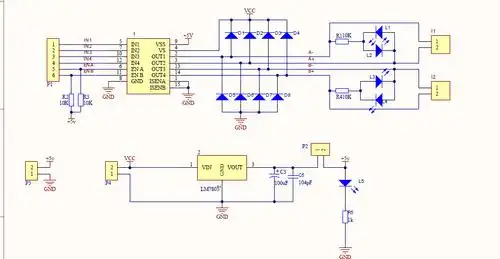 关于智能小车的l298n驱动电路