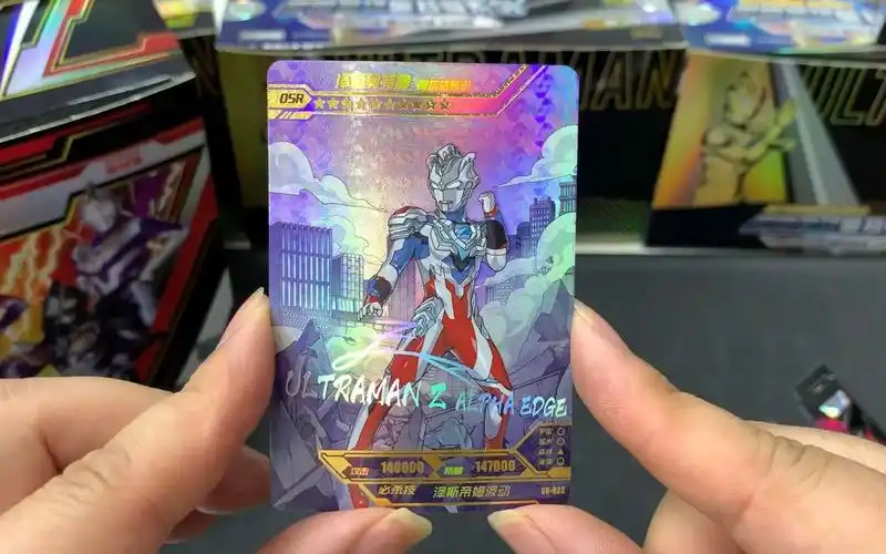 连开12包奥特曼卡片白银版,中一张泽塔奥特曼osr签名卡!