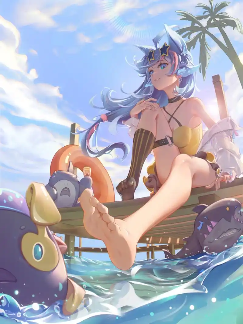 今日裸足# 赛尔号 沧岚 作者:mokalora