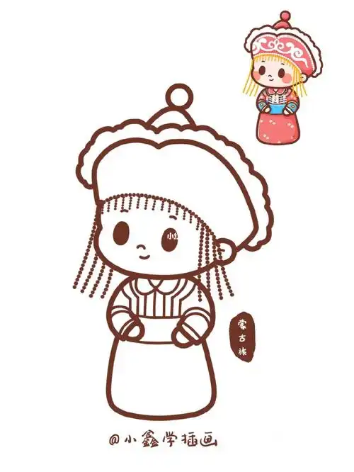 每日练习简笔画人物