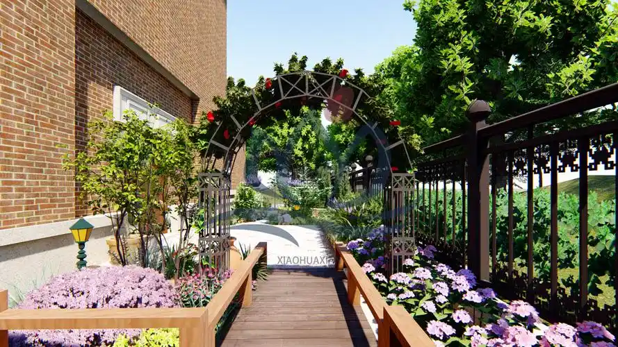 庭院围栏效果图