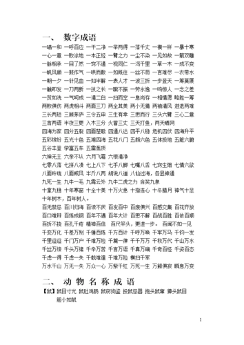 各种成语的集锦供参考学习.doc