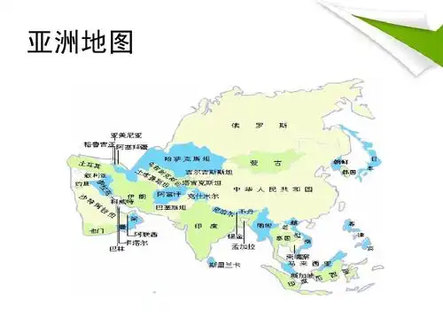 亚洲地理知识ppt