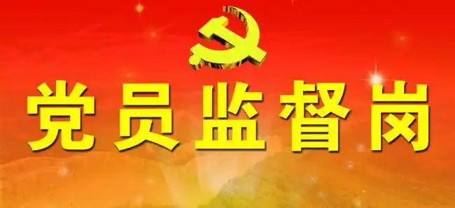 党员监督岗图片