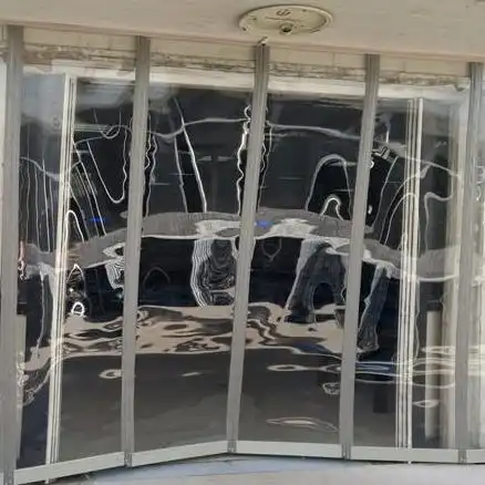 西餐厅磁性磁吸自吸软门帘空调透明pvc塑料隔断帘子防蚊夏季门帘