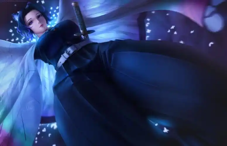 蝴蝶忍 鬼灭之刃4k图片,4k高清动漫图片,娟娟壁纸