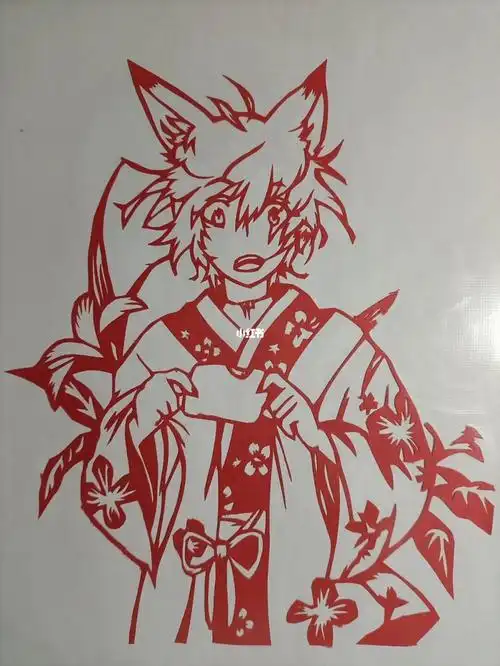 动漫人物剪纸③