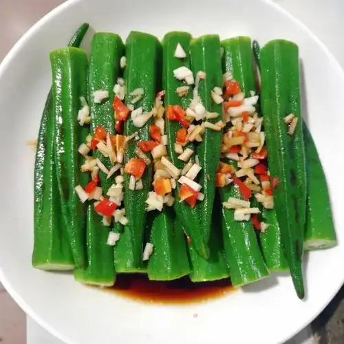 凉拌秋葵的做法_凉拌秋葵怎么做_晨晨妈的厨房的菜谱_美食天下