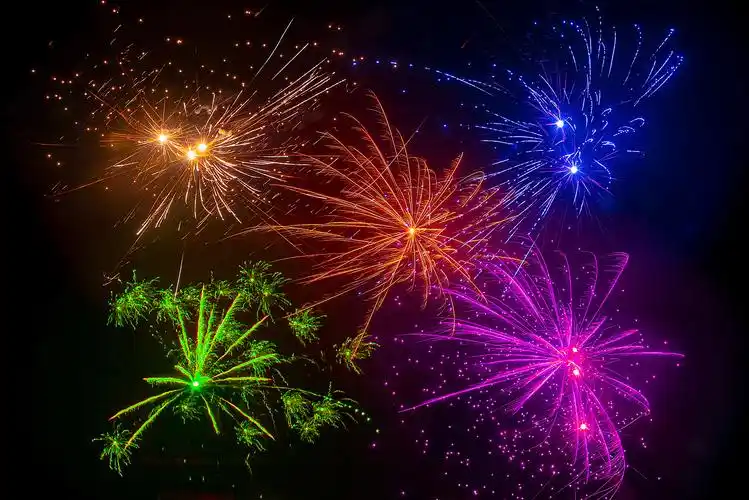 2021年牛年的第一场烟花