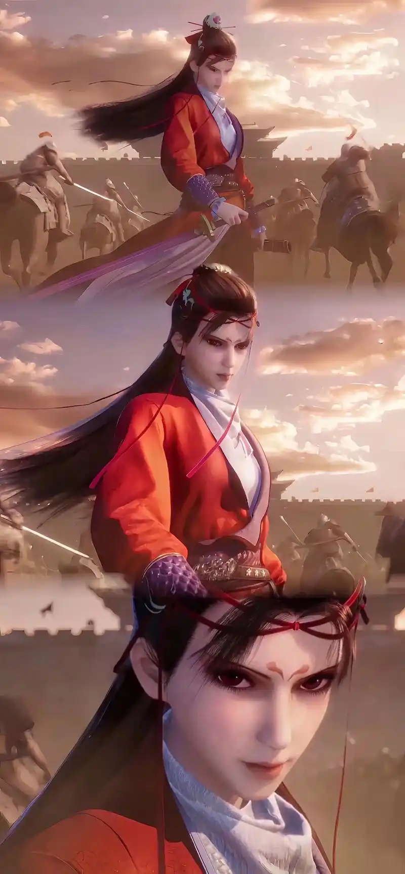 女帝壁纸 #不良人 长大了～现在最爱的动漫角色从向日葵过渡 - 抖音