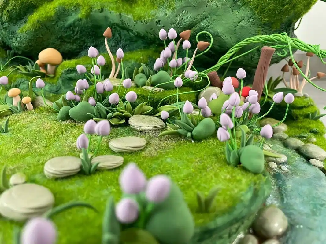 超轻黏土作品94 | 这次是21斤的粘土场景 最近刚做的大场景,除了