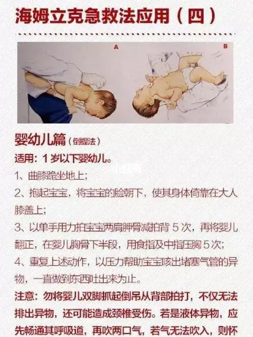 宝宝呛奶窒息急救方法