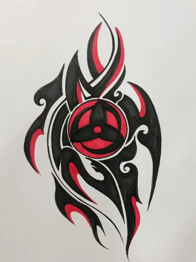 哪一个写轮眼最帅气?#手绘 #日常瞎画 #写轮眼 #火影忍者 - 抖音