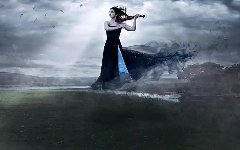 小提琴壁纸的声音高清原图查看