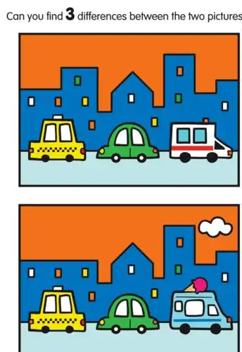 闯关大pk | 专注力训练之"找不同",和孩子比一比吧!_才有