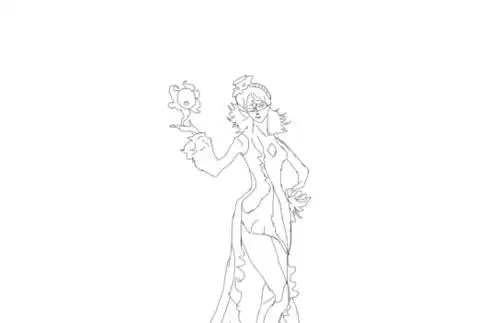 叶罗丽毒娘娘怎么画