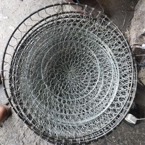 纯手工编织35cm铁丝漏勺可安装木柄捞渣网筛网沥油捞面捞粉丝密网