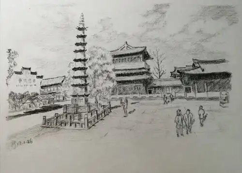 我的速写杭州