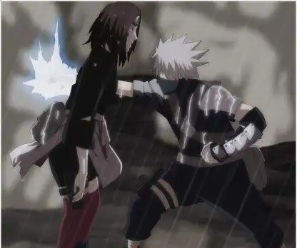 了一直暗恋着的原野琳中了雾隐村的埋伏,最后撞到旗木卡卡西的雷切上