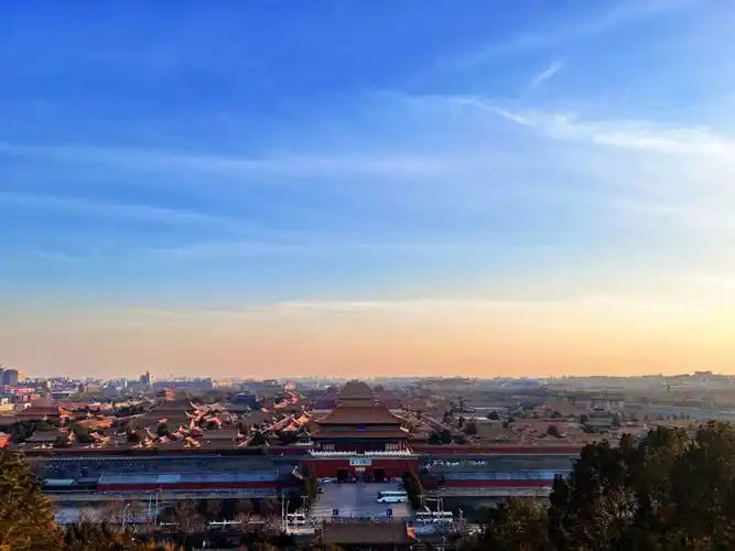 景山公园赏故宫全景