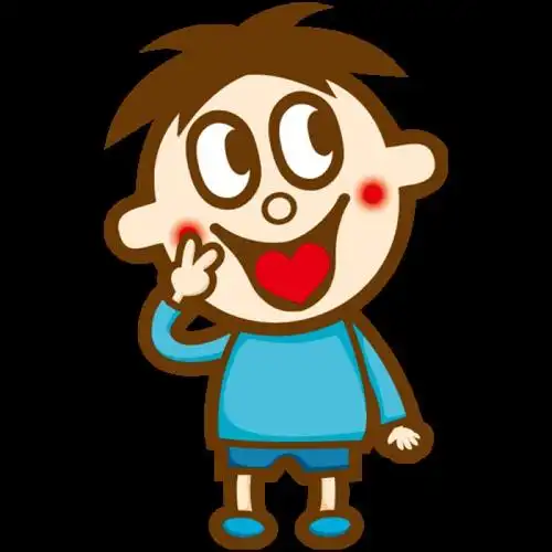 旺仔免抠png贴纸 礼貌拿 啵唧
