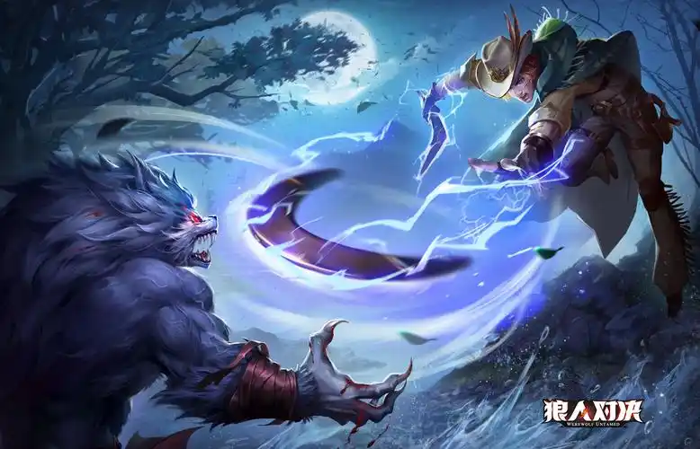 爆料狼人对决首张横版壁纸月刃惊雷抢先看