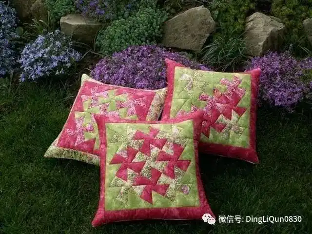 拼布教程flikflak技术中正方形布局的被子