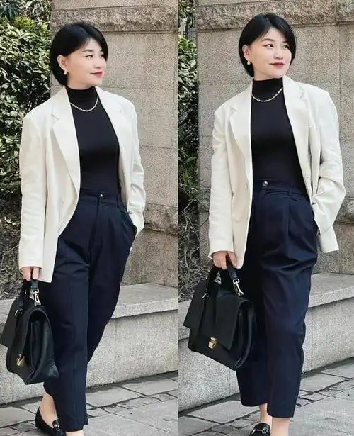 微胖身材的中年女性,建议秋季学会这三个技巧,优雅轻盈又有魅力