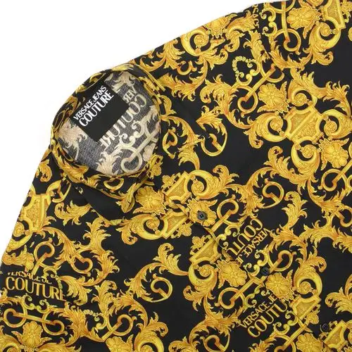 versace范思哲vj土豪宫廷印花男士短袖衬衫b1gwa6b4衬衫