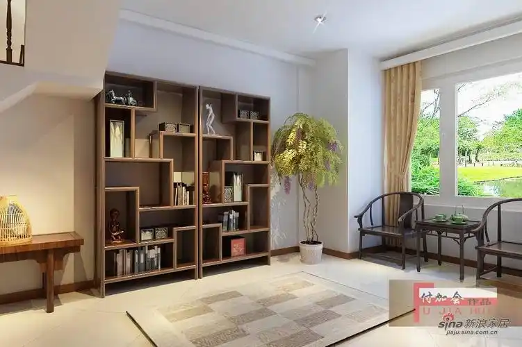 格林生活坊-多宝格效果图