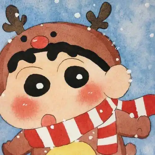 头像呆萌可爱的蜡笔小新头像