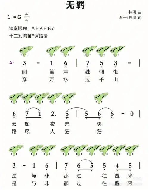 12孔陶笛曲