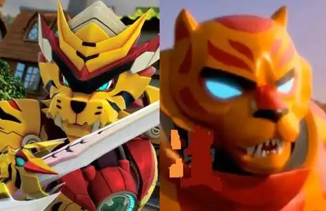 瞄准出击英雄猪高清形者猪猪侠ggbong拼装神兽猪猪侠变身之铁拳虎咏