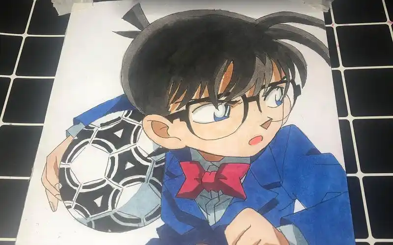 马克笔手绘名侦探柯南