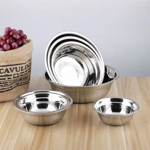 不锈钢碗 家用不锈钢汤碗汤盆 批发商业礼品钢盆小碗