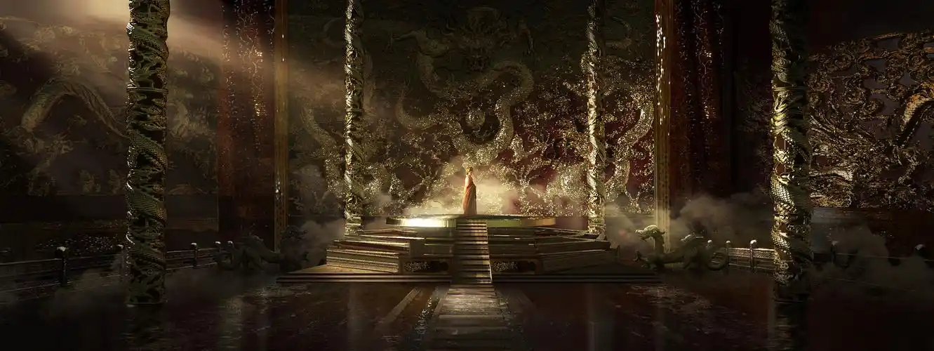 皓月当空,帝国宫殿清凉如昨.