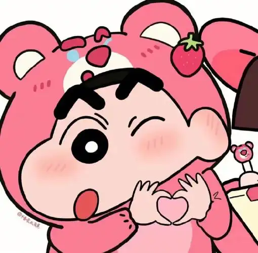 可爱的蜡笔小新情侣头像#蜡笔小新