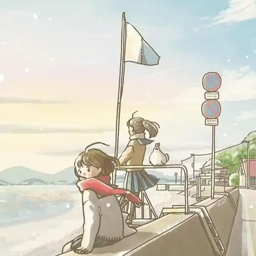 温暖治愈插画头像