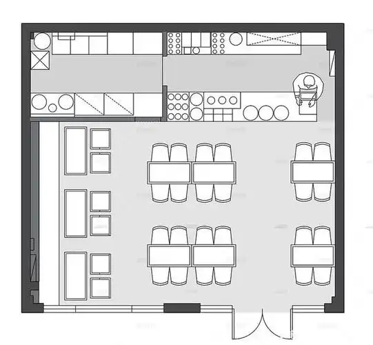 快餐店这样设计想不盈利都难