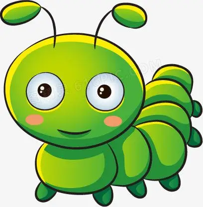 可爱卡通昆虫素材