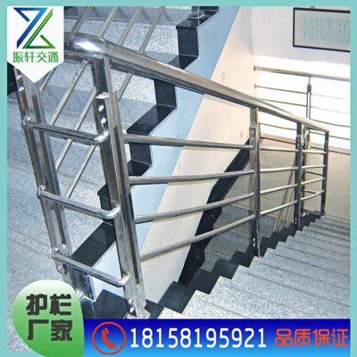 阳台钢化玻璃别墅室外q夹立柱护栏楼梯围栏家用室内不锈钢栏杆扶