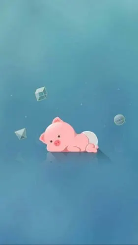 可爱的卡通猪 手机 壁纸 卡通图片 二次元 平铺 壁纸 卡通 背景 头像