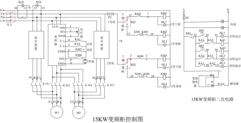 380v轴流风机加电容接线图